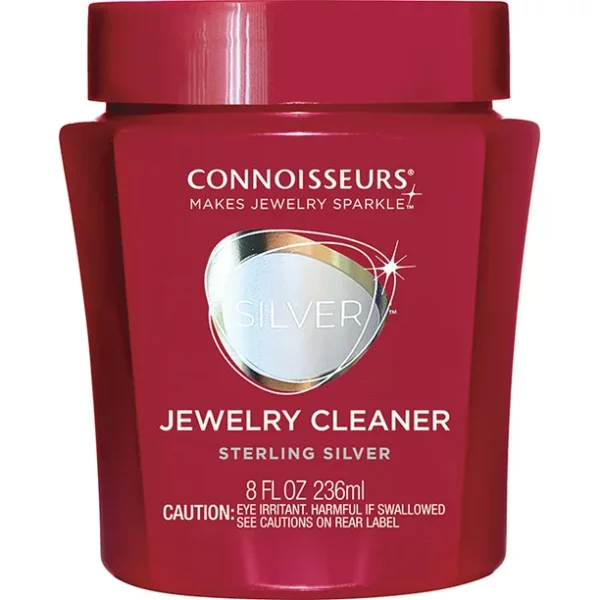 Connoisseurs Silver Jewelry Cleaner, Liquid Dip Jewelry Cleaner in Red Jar